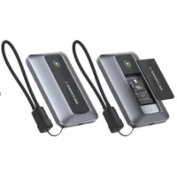 PB1301  Qi2  20W  5000mAh Power Bank with M.2 SSD Encloure