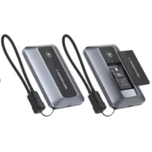 PB1301  Qi2  20W  5000mAh Power Bank with M.2 SSD Encloure