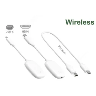 WD1801(USB-C)|WD1802(HDMI)   1080P Wireless Adapter(Transmitter and Receiver)