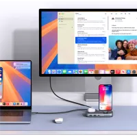 PU0902 3-in-1 Qi2.2  25W  Stand & Docking with Wireless Charger for iPhone