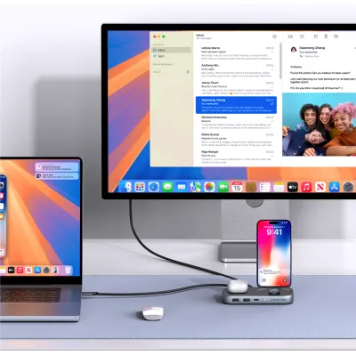 PU0902 3-in-1 Qi2.2  25W  Stand & Docking with Wireless Charger for iPhone