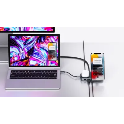 PU0902 3-in-1 Qi2.2  25W  Stand & Docking with Wireless Charger for iPhone