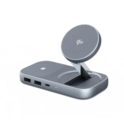 PU0902 3-in-1 Qi2.2  25W  Stand & Docking with Wireless Charger for iPhone