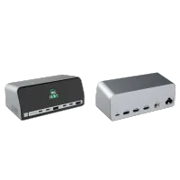 PU1002A MST HUB &160W Power Docking Station with Digital Display Screen