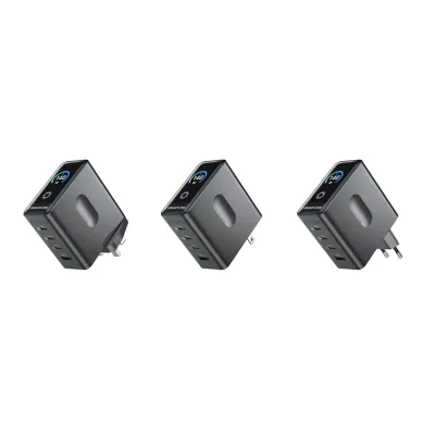 GP140B PD3.1 140W 3C1A GaN Charger with Digital Display Screen