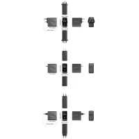 GP140B PD3.1 140W 3C1A GaN Charger with Digital Display Screen