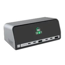 PU1002A MST HUB &160W Power Docking Station with Digital Display Screen