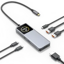 UC6602A USB-C Hub with Digital Display