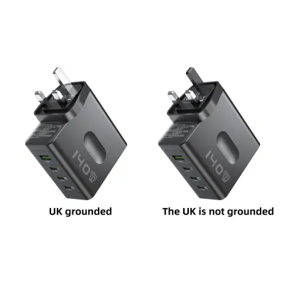 GP140B PD3.1 140W 3C1A GaN Charger with Digital Display Screen