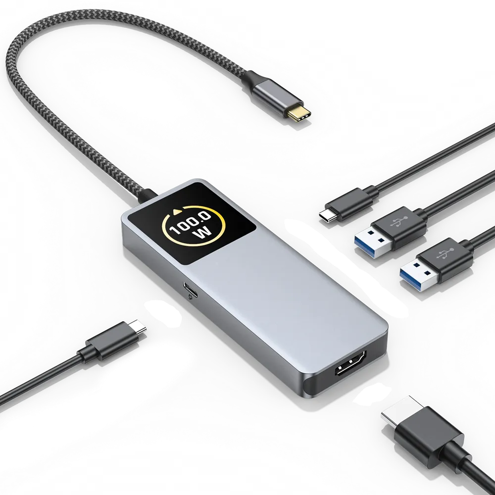 UC6601A USB-C Hub with Digital Display
