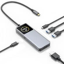 UC6601A USB-C Hub with Digital Display