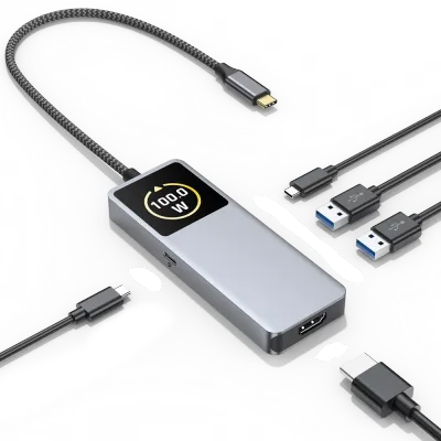 UC6601A USB-C Hub with Digital Display