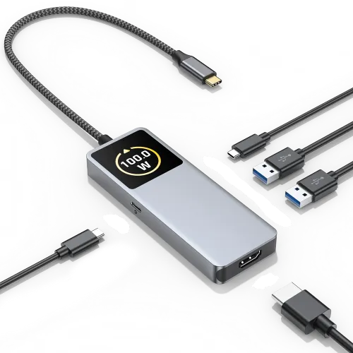 UC6601A USB-C Hub with Digital Display