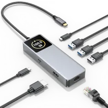UC6603A USB-C Hub with Digital Display