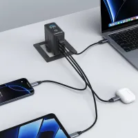GP140B PD3.1 140W 3C1A GaN Charger with Digital Display Screen