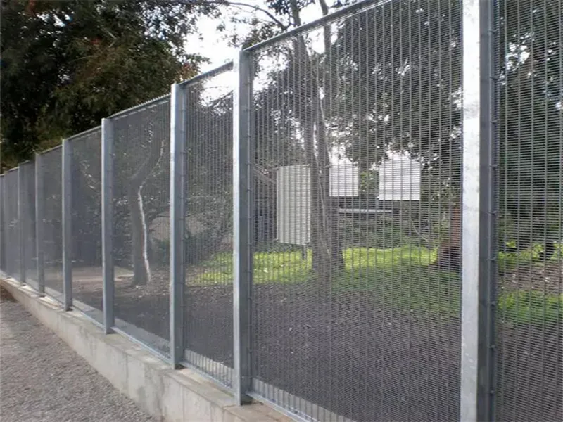 Galvanized 358 Security Fence