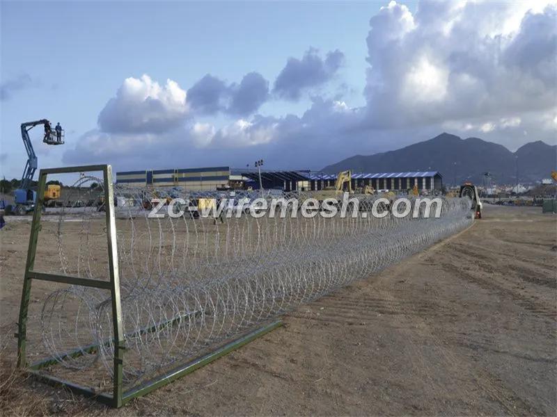 Razor Wire Mobile Security Barrier System