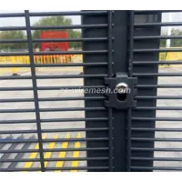 anti climb perimeter fence high security mesh