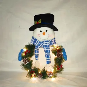 LED Christmas Snowman Garlands For Wall Decor