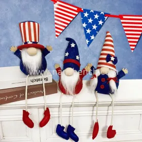 Independence Day Patriotic Gnome Plush Doll