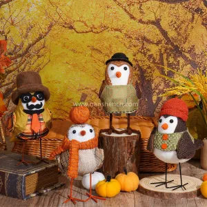 Custom Thanksgiving Harvest Bird Decoration