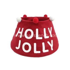 Holly Jolly Christmas Mini Fold Tree Collar