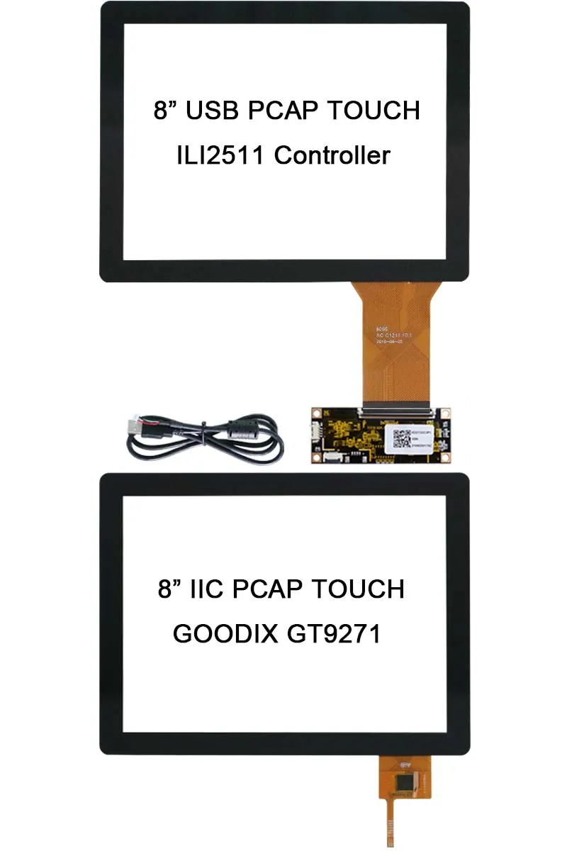 8 inch 4:3 touch, 8 inch PCAP touch