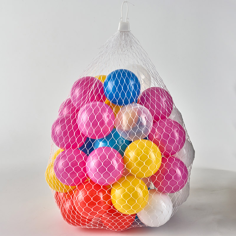 Colorful soft plastic ball with Net bag