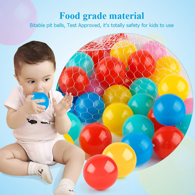 Non toxic plastic play balls for kids 6.5cm