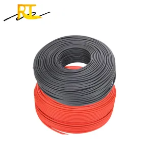 Ruitian Cable Supply High Quality Tin-Clad Copper Conductor XLPO Insulation Red/Black PV Solar Cables