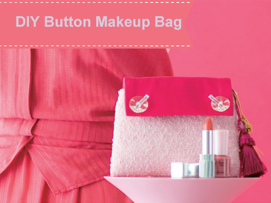 How to DIY handmade a simple makeup bag?