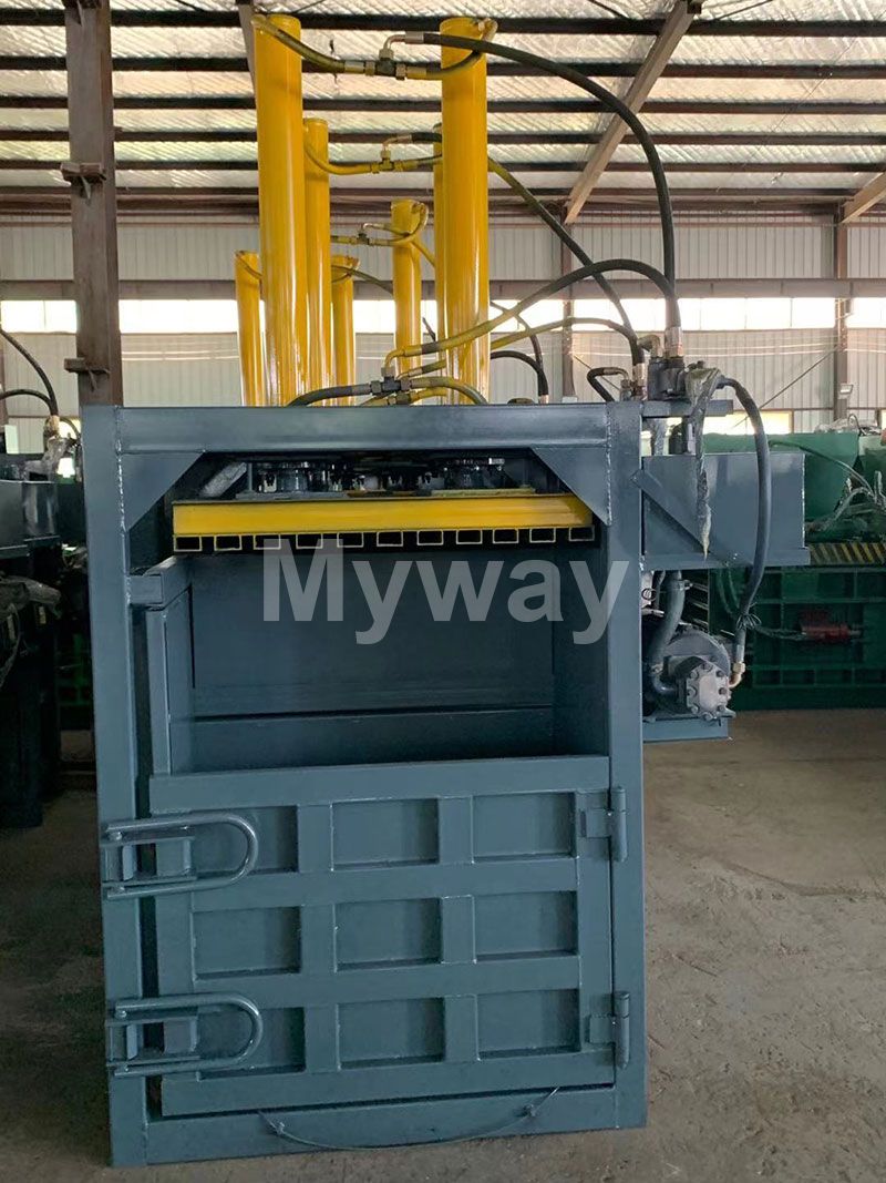 Vertical Cardboard Baler Machine