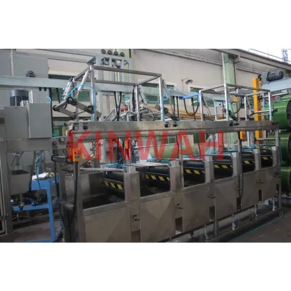 Label ribbons continuous dyeing machines