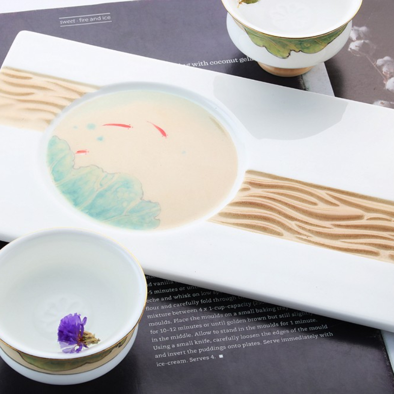 Creative Design Tea Set Tea Pot Tea Cup Justice Cup Ceramic Bone China For Gift Set