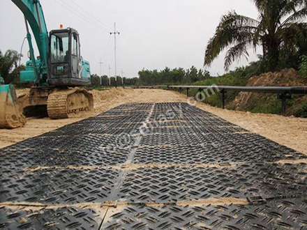 Plastic Panels for Road Ground Protection Mats for Construction Plastic Crane Ground Support Mat Turf Strong
