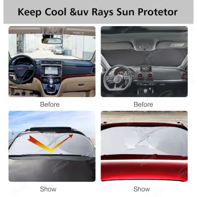 Car windshield sunshade