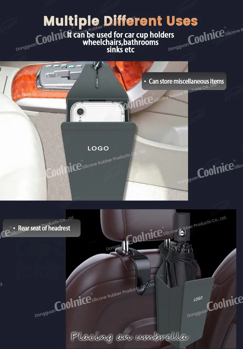 Multifunction Silicone Car Cup Holder Bag