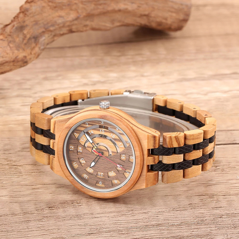 Natural Wooden Quartz Watch CA-127