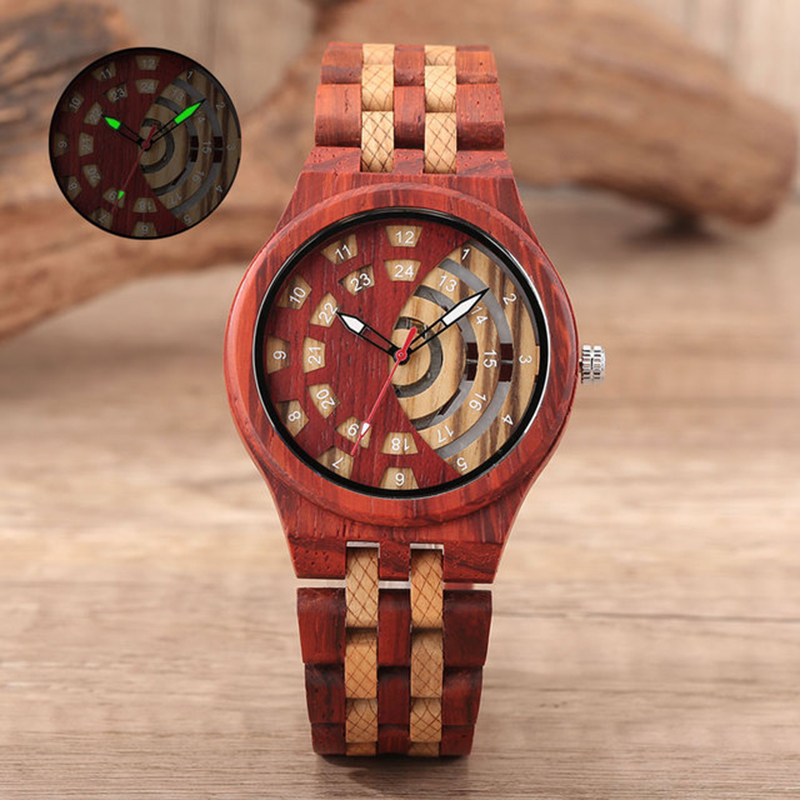 Natural Wooden Quartz Watch CA-127