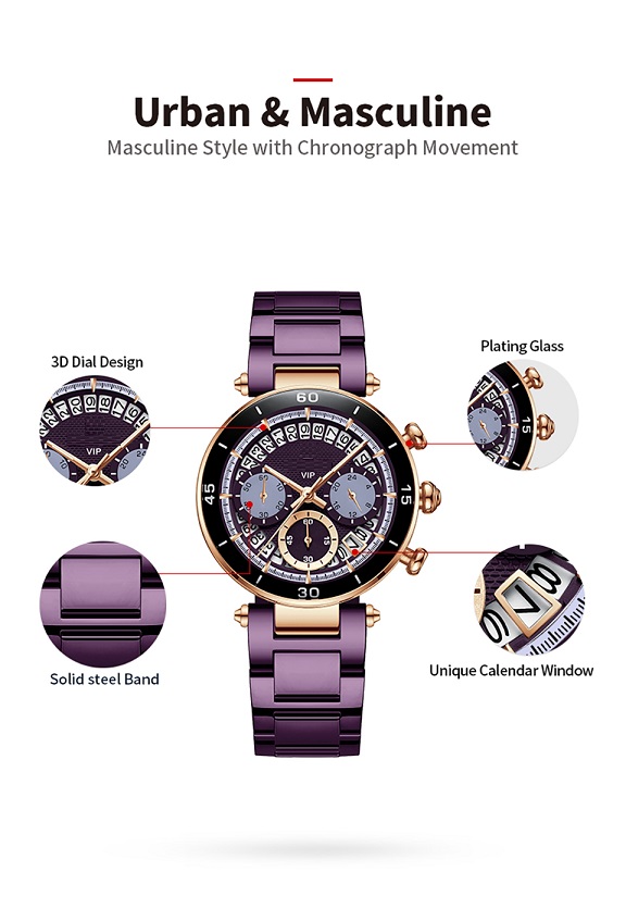 Fashion timepiece lover quartz watches NC09
