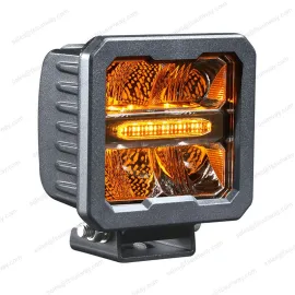 Patented 5 Inch Rectangular Driving Light with Glow Park Light