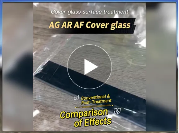 Comparison of ordinary cover glass and AGARAF cove