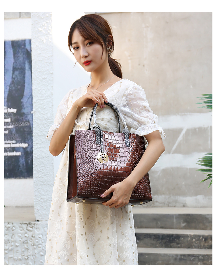 XSJ308 Custom  Handbag Set High Capacity Tote Handbag For Women 2022 Hot Sell Shoulder Shopping Bag