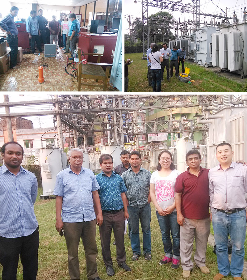 Hengfeng metal oxide arrester tester successfully tested in Kolkata India Hengfeng metal oxide arrester tester successfully tested in Kolkata India
