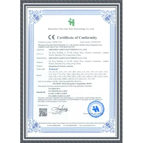 Certificado de conformidade CE