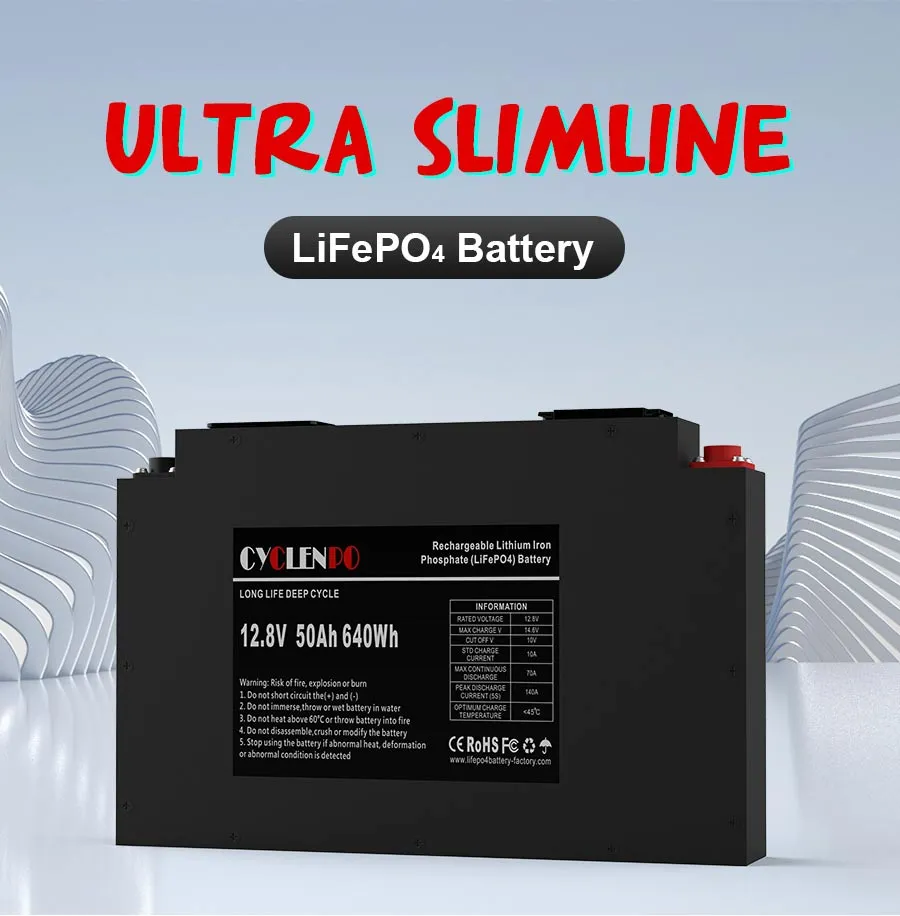 12v 50ah lifepo4 battery  for off road