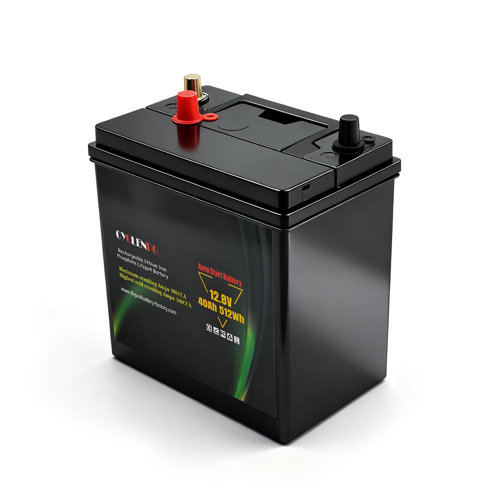 Factory Supply LiFePO4 Cranking 12V 40Ah Battery Factory Supply LiFePO4 Cranking 12V 40Ah Battery