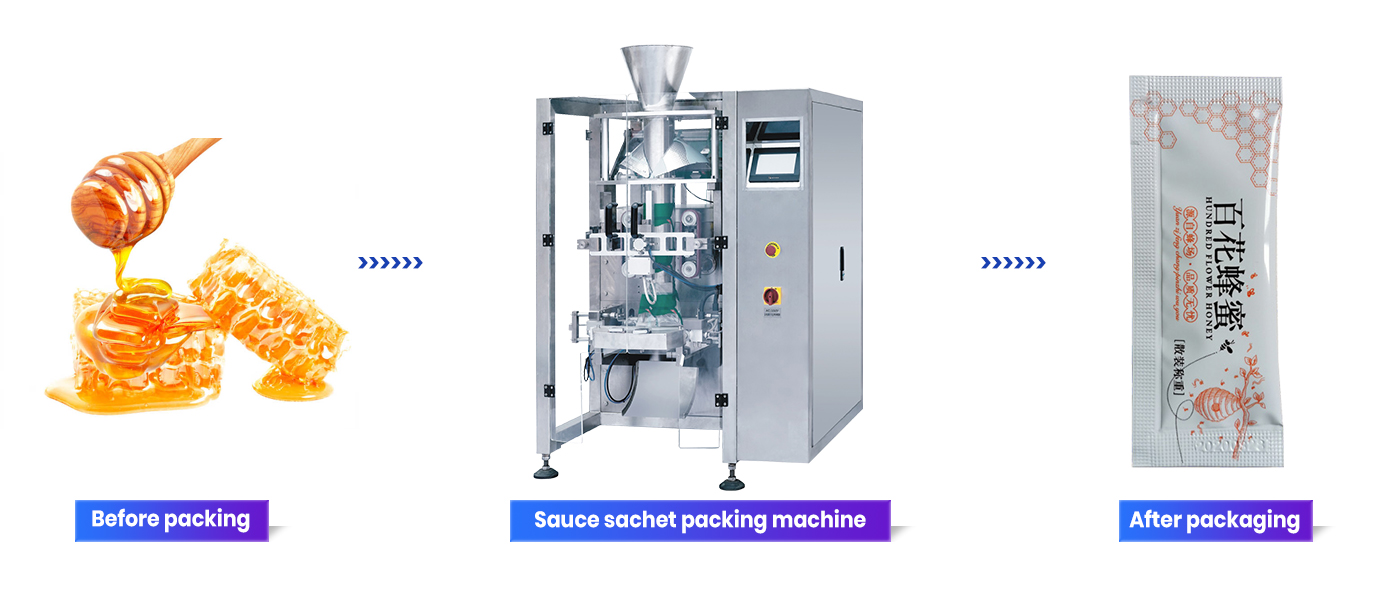 Honey packaging machine