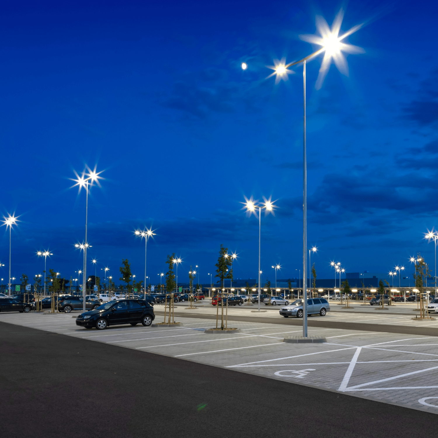 Why should I use LEDs for my commercial parking lot lights?
