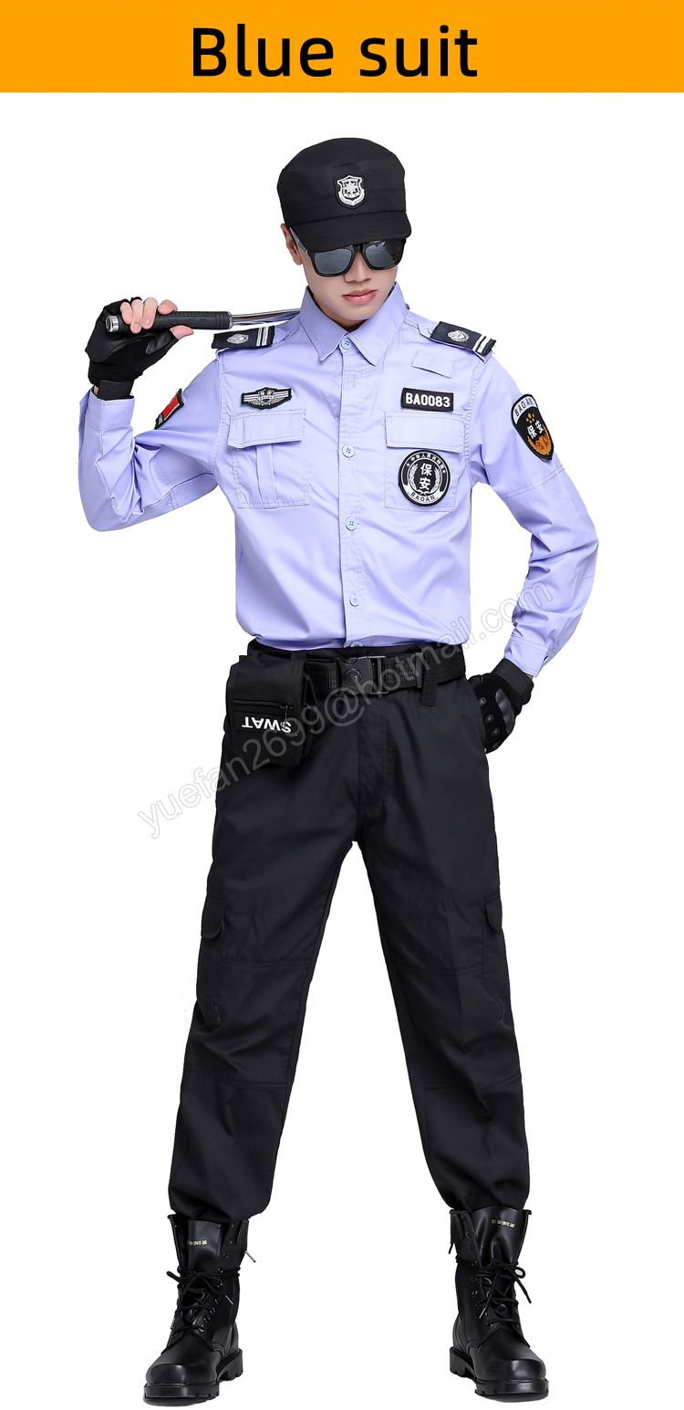 Hot Selling Customize Security Uniform Set Guard Security Guards